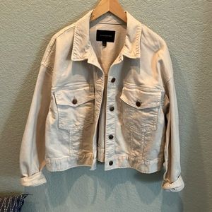 Banana Republic Off-White Denim Jacket